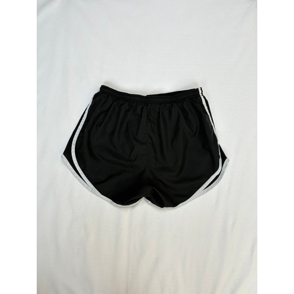 Nike Dri-FIT Tempo Running Shorts Black White Women's Size Medium 3 Inch Inseam - Picture 2 of 13